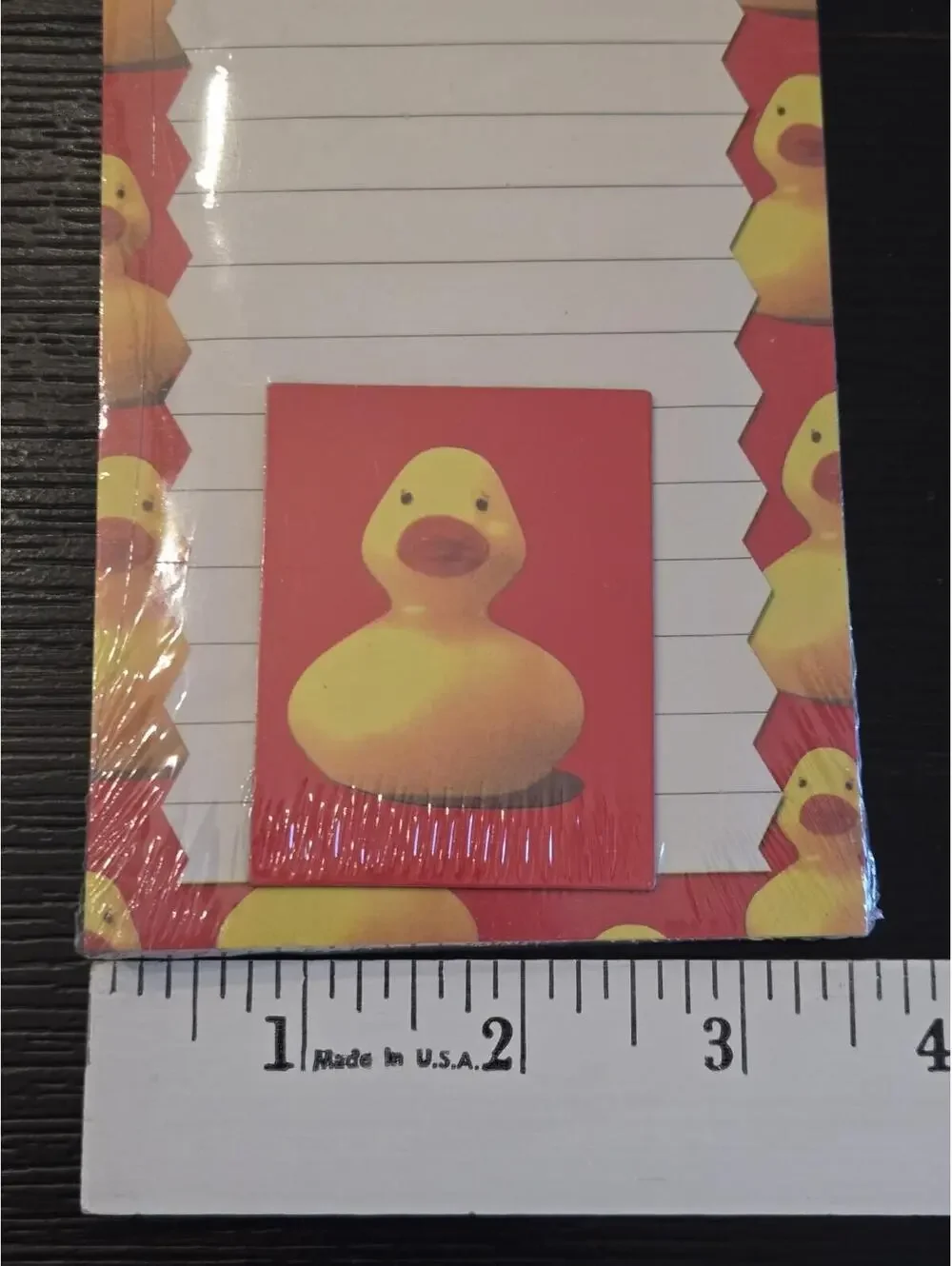 Rubber Ducky Magnetic To Do Pad Matching Magnet 80 Sheets Red Sealed New